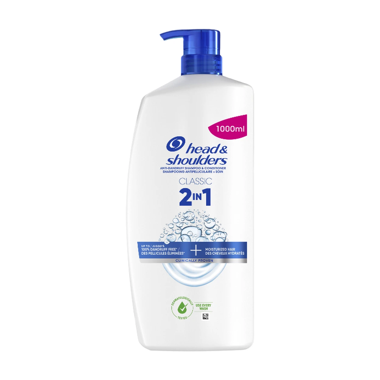 HEAD & SHOULDERS Classic - Shampooing 2en1 - 1L image 0