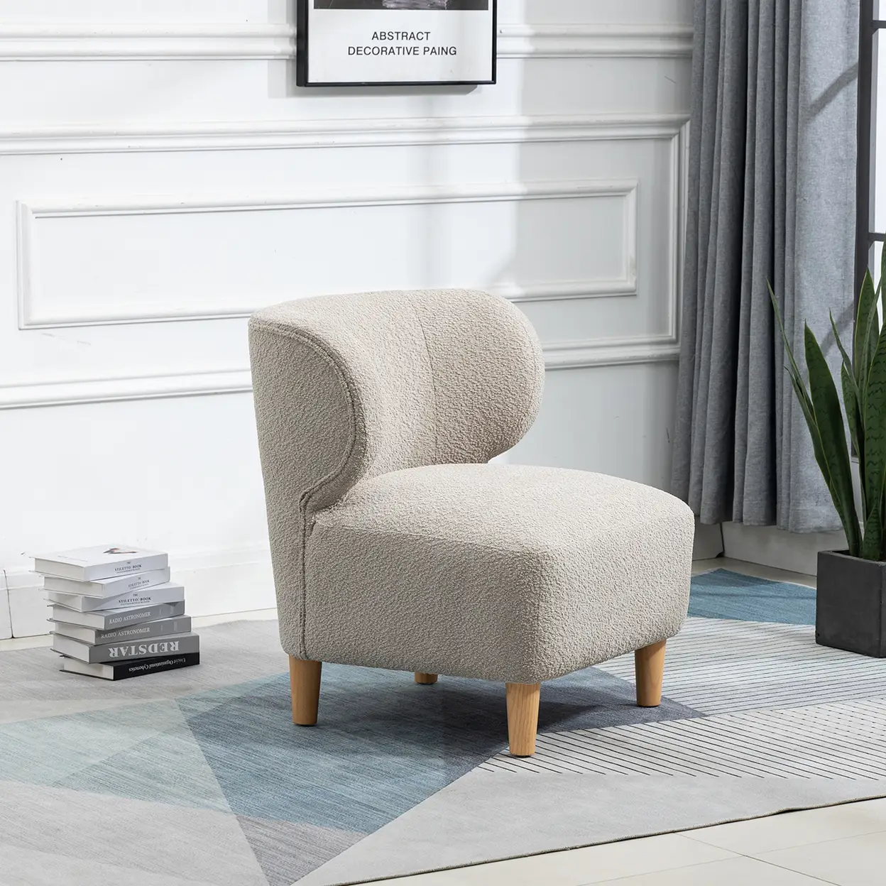 Accent Chair Josie Light Grey image 0