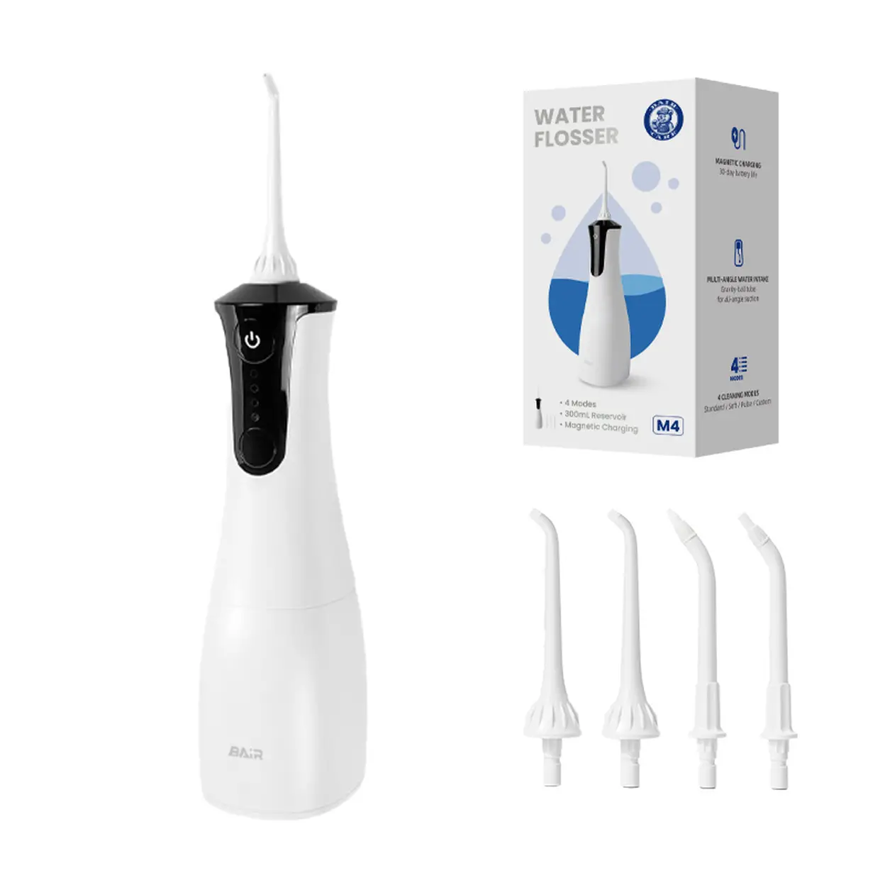 BAIR CARE elektrische monddouche handmodel M4 - wit image 0