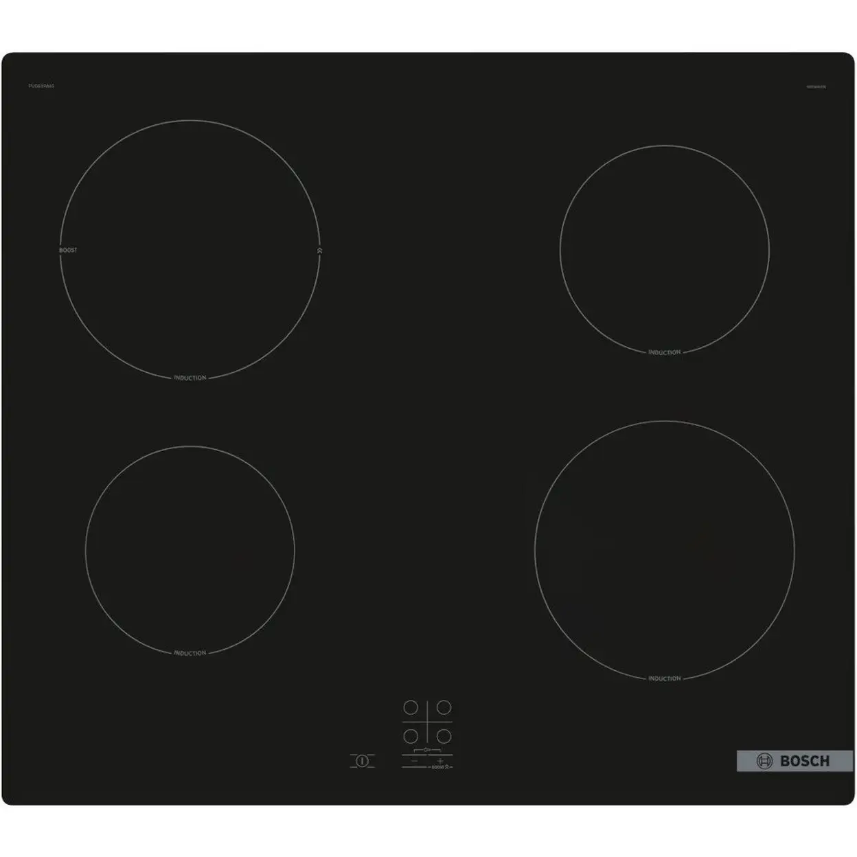 Bosch PUG61RAA5B Series 2 60cm Plug & Play Induction Hob - Black image 0