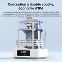 ANYCUBIC Wash & Cure 3 Plus, machine de lavage et de durcissement UV 2-en-1 pour imprimantes 3D résine LCD/SLA/DLP, taille de lavage 228 × 128 × 260 mm image 3