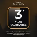 Tower T20083BLK Saturn 2-Slice Toaster with 7 Browning Levels, Defrost/Reheat/Cancel, Black image 8