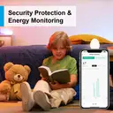 Antela WLAN-Smart-Steckdose, Smart-Home-WLAN-Steckdose kompatibel mit Alexa, Google Assistant, Stromverbrauchsmessung, Sprachsteuerung, App-Fernsteuerung, Zeitplan, 2,4 GHz, 16 A, 2 Stück image 2