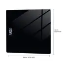 Sparoma AD-26 Black Digital Bathroom Scale – Battery Powered (2×AAA,Batteries Not Included), 180kg/400lb Capacity, 0.05kg Precision, 4mm Tempered Glass, LCD Display, for Bathroom, Bedroom & Home Use image 9