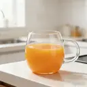 Ju7cer Transparent cup handle Glass Cup Tea Glasses Drinking Glasses Coffee Glass 300ml 1pc image 1