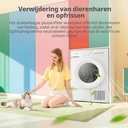 【Vakantiegeld Deal】Comfee' CD08EHP05W-HR warmtepompdroger, 8 kg, energieklasse D met warmtepomptechnologie, UV-licht voor hygiënische zuiverheid, opfrissen, LED-display, sneldrogend, wit image 4
