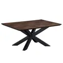 Coffee Table Nevada Rectangle Parquet Walnut/Black image 1
