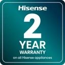 Hisense Solo Microwave Oven - 800W, 23L, Black, Touch Control, Defrost Function, H23MOBS5HUK image 2