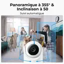 REOLINK E321 Caméra WiFi intérieure motorisée 3MP Super HD - Blanc image 4