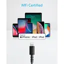 Anker PowerLine USB-A to Lightning Charging Cable 0.9m, Black, Supports iPhone 14/13/12, iPad 9/8 and Other Apple Devices image 5