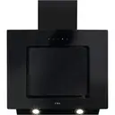 CDA EVA60BL 60cm Angled Extractor, Black image 1