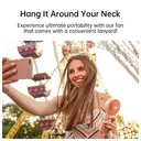 JISULIFE Life4 Ventilateur portable avec affichage LED - Rose image 7