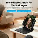 Rexsun Tablet Keyboard Case – Magnetic Floating Design, Detachable Protective Cover, Precision Trackpad for iPad Pro 11"/Air 10.9"/11", Model P11-1 (Black) image 5