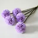 Wei's Moment Lot de 6 fleurs artificielles hortensias - Violet image 2