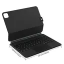 Rexsun Tablet Keyboard Case – Magnetic Floating Design, Detachable Protective Cover, Precision Trackpad for iPad Pro 11"/Air 10.9"/11", Model P11-1 (Black) image 8
