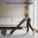 Lichico Tapis de course et de marche avec inclinaison réglable 9 % avec télécommande image 3