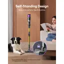 Ultenic U20 Aspirateur sans fil 55 kPa/60 min, aspiration puissante améliorée, brosse anti-emmêlement améliorée avec tube flexible, affichage LED à compte à rebours, aspirateur autoportant pour sols, tapis et poils d’animaux image 2