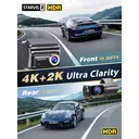 New DDPAI Z90 Pro 4K+2K Dual Dash Cam Sony STARVIS 2 IMX678 HDR Car DVR with ADAS WiFi Voice Control 64GB eMMC Support Parking Mode-2 Channel image 2