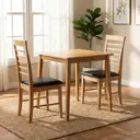 Dining Table Honeymoon Square Oak 75x75cm image 5