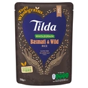 Tilda Basmati & Wild Wholegrain Rice 250g image 1