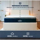 Morphea Matelas luxe hybride mémoire de forme 90x190 épais 30cm Victoria image 2
