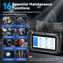 XTOOL D5 Car Code Reader and Reset Tool, Engine ABS SRS Transmission Car Diagnostic Tool with EPB Service, ABS Bleed, Throttle Relearn, Clear Check Engine Light Code Reader with 10 Resets, Free Update image 2