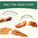 MeatyWay Friandises pour chiens emballées au poulet et aux légumes, riches en protéines, faibles en matières grasses, 100 % naturelles, filets de poulet, entraînement pour chiens sain et naturel aux carottes et patates douces, 300 g / 10,58 oz (lot de 3) image 2