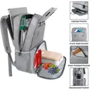 Women's Insulated Backpack Lunch Bag, Water Resistant Travel Laptop Daypack, Fits 15.6 Inch image 4