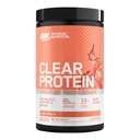 Optimum Nutrition ON Clear Protein Isolat de protéines 100 % végétal, Pêche 280 g (10 portions) image 0