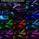 Dreamcolor Ruban LED en acrylique pour intérieur de voiture avec contrôle via application, RGB 14-en-1, 175 pouces, 593 LED néon et synchronisation musicale image 4