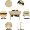 GRAVFORCE Console Table Slim Console Table for Hallway 2 Tier Entryway Table with 2 Drawers and Open Storage Shelf for Living Room Home and Office image 3