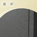 Ochama x SONGMICS Armoire de Bureau à 2 Portes, Verrouillable, en Acier, pour Bureau, Salon, Noir image 6