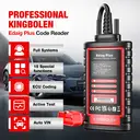 KINGBOLEN EDIAG PLUS All System OBD2 Diagnostic Scanner, Intelligent Scan Tool Support CAN-FD Protocol,15+ Reset, ECU Coding, with 1 Year Software Subscription image 1