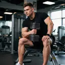 20KG Adjustable Dumbbells Barbell Set, Home Gym Free Weights for Full Body Training image 5