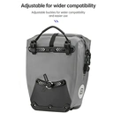 ROCKBROS Bike Panniers Waterproof Bike Rear Rack Bag Max 30L Large Capacity Bike Rear Panniers for Cycling Traveling Commuting - Black image 5