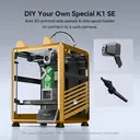 JOYBUY&Creality K1 SE 3D-Drucker - 600 mm/s Hochgeschwindigkeit | Freihändige automatische Nivellierung, Flaggschiff-Direktdirektor, Schnellwechsel-Tri-Metall-Düse | K1-Upgrade, Druckgröße 250x220x220 mm image 5