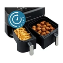 PHILIPS Friteuse sans huile Série 3000 NA351/00 double compartiment 9 L Noir image 2