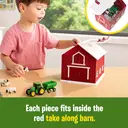 John Deere KIDS 1:64 scale John Deere 24 Piece Playset with Red Barn image 2