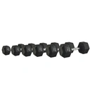 Gozone Haltère hexagonal caoutchouté avec poignée antidérapante avec surface texturée - 6,8 kg image 5