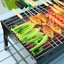 Huacan Barbecue grill, barbecue grill, outdoor portable barbecue grill, household charcoal charcoal charcoal grill, 1 piece image 5