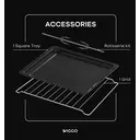 Wiggo WMO-E456 (B) mini-oven 2000 W 45 L zwart image 7