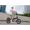 DYU A1F Pro Folding Electric Bike 25oW Motor City Ebike 36V7.5AH Battery Electric Bike 16 inch tire commuter electric bike -Black image 5