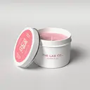The Lab Co. Luxury Scented Candle | 20hrs Burn Time | Energising Fragrance with Grapefruit, Amber and Eucalyptus | 100% Vegan Soy Wax | 90g wax weight image 3