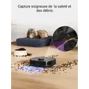 Eureka J12 Ultra Aspirateur robot avec fonction de lavage (Vidage automatique, Lavage et séchage), puissance d’aspiration de 5000 Pa, fonction de lavage rotative, double navigation LiDAR, évitement d’obstacles par IA 3D image 6