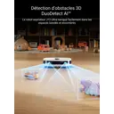 Eureka J12 Ultra Aspirateur robot avec fonction de lavage (Vidage automatique, Lavage et séchage), puissance d’aspiration de 5000 Pa, fonction de lavage rotative, double navigation LiDAR, évitement d’obstacles par IA 3D image 2
