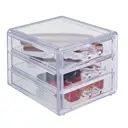 Maison by Premier Beauty Cosmetic Organiser with 3 Drawers image 1