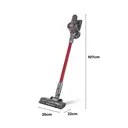 Tower VL40 Pro 3-in-1 Cordless Vacuum Cleaner with Cyclonic Suction, Turbo Pet and Upholstery Brush, 1L Capacity, 22.2V - Red, T513014 image 5