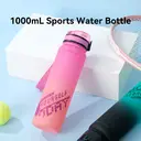 JORDAN & JUDY Gourde de sport en Tritan avec poignée 1000 ml - Dégradé violet image 2