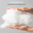 MENDALE Couette double respirante et douce, toutes saisons, non-allergique et lavable - 200 x 220 cm image 4