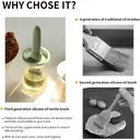 Maxcook 280ml /9.47oz Oil Dispenser with Brush - Glass Oil Bottle for Kitchen with
Silicone Heat Resistant Basting Brush image 7